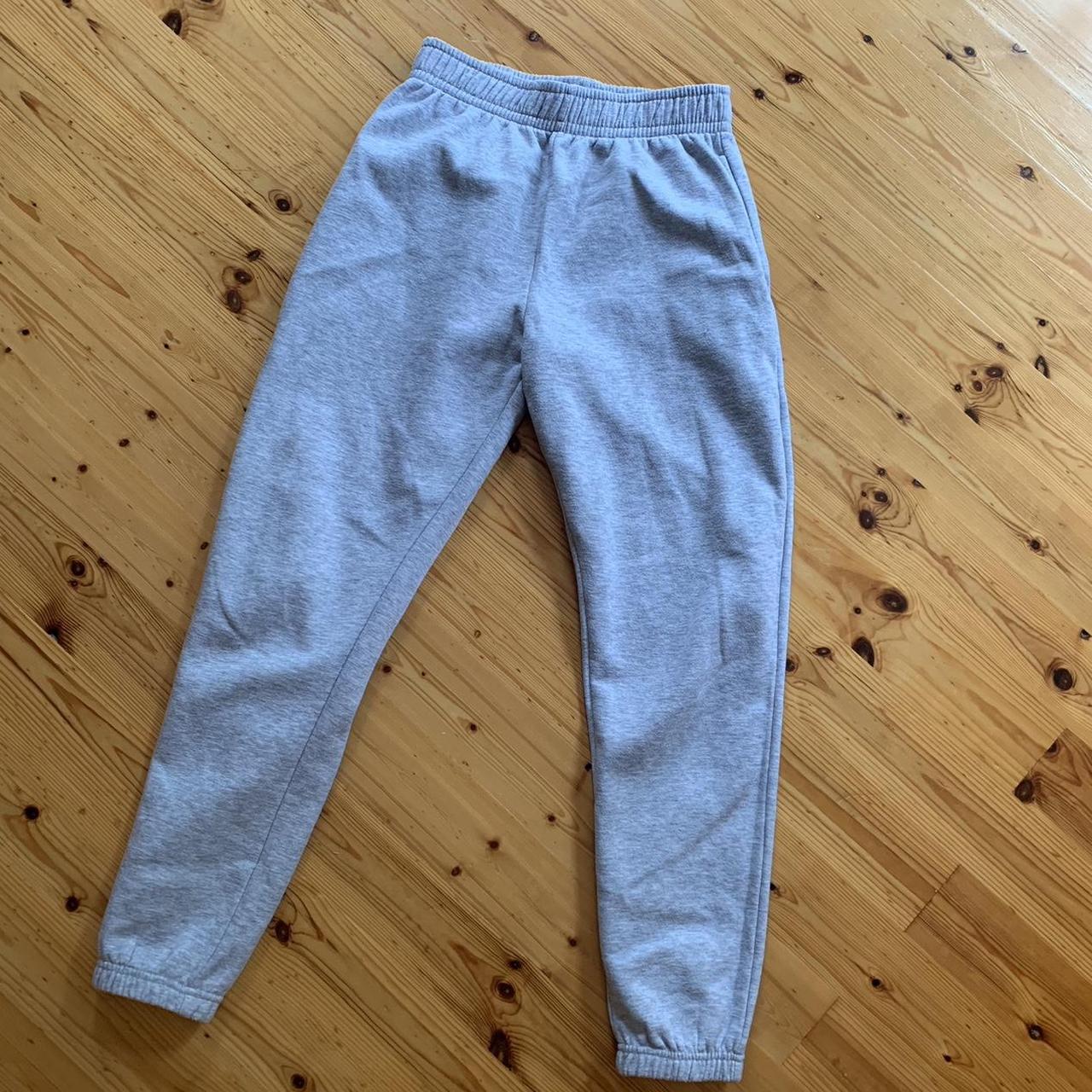 Grey Boohoo tracksuit bottoms Such a nice fit Size... - Depop