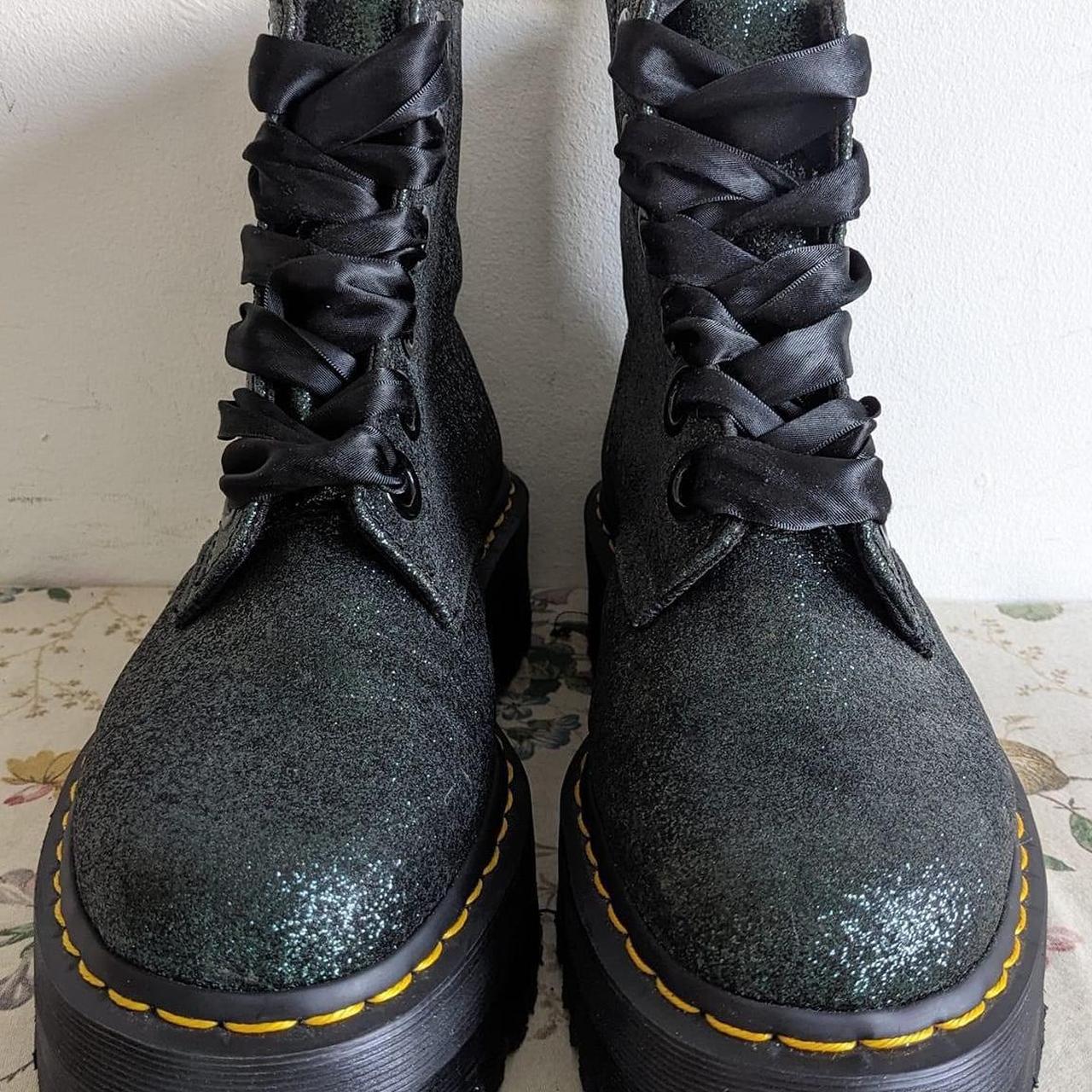 Dr martens molly green glitter online