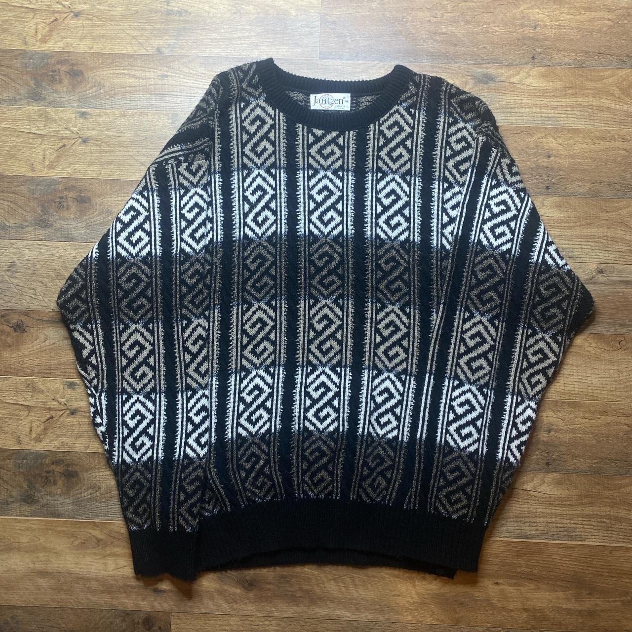 Vintage S Jantzen Wool Acrylic Patterned Depop