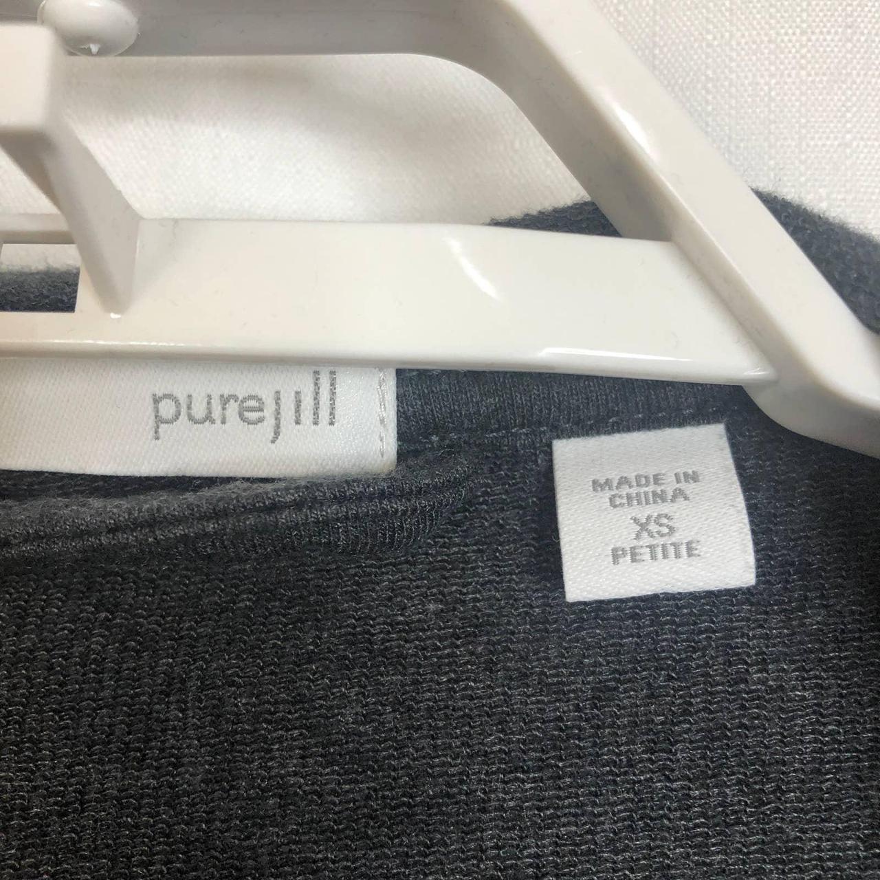 J. Jill Women's Grey Blouse Depop