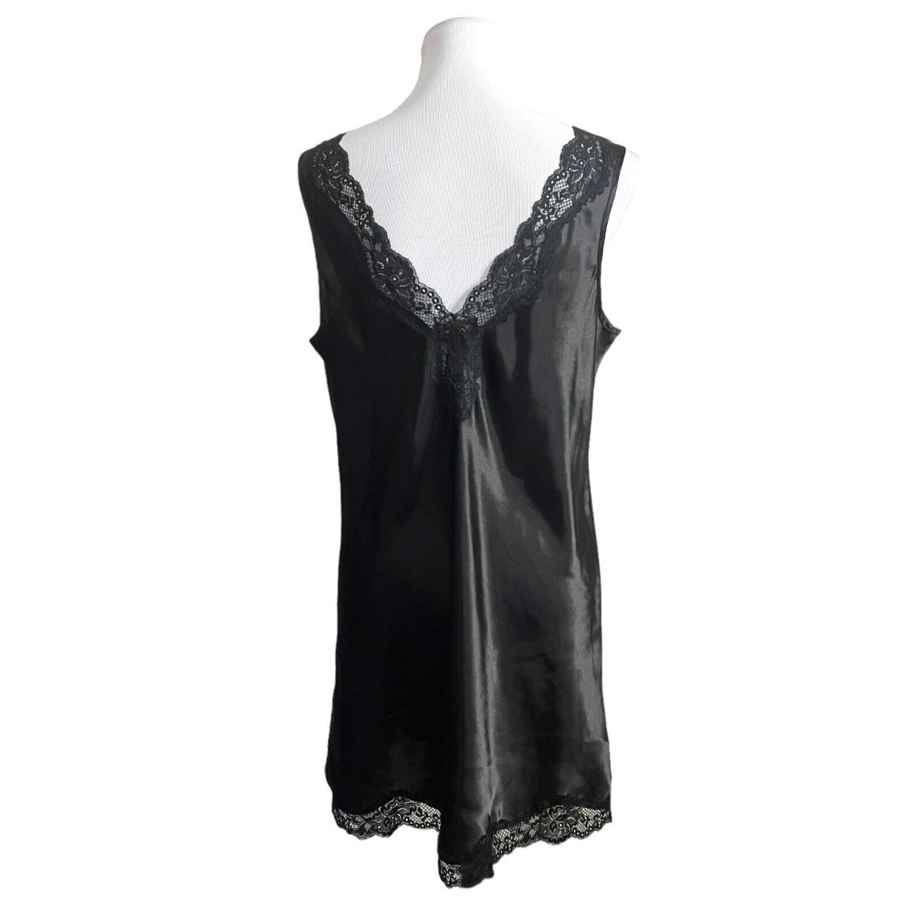 Thalia/Sodi Womens Large Black Short Slip Dress - Depop