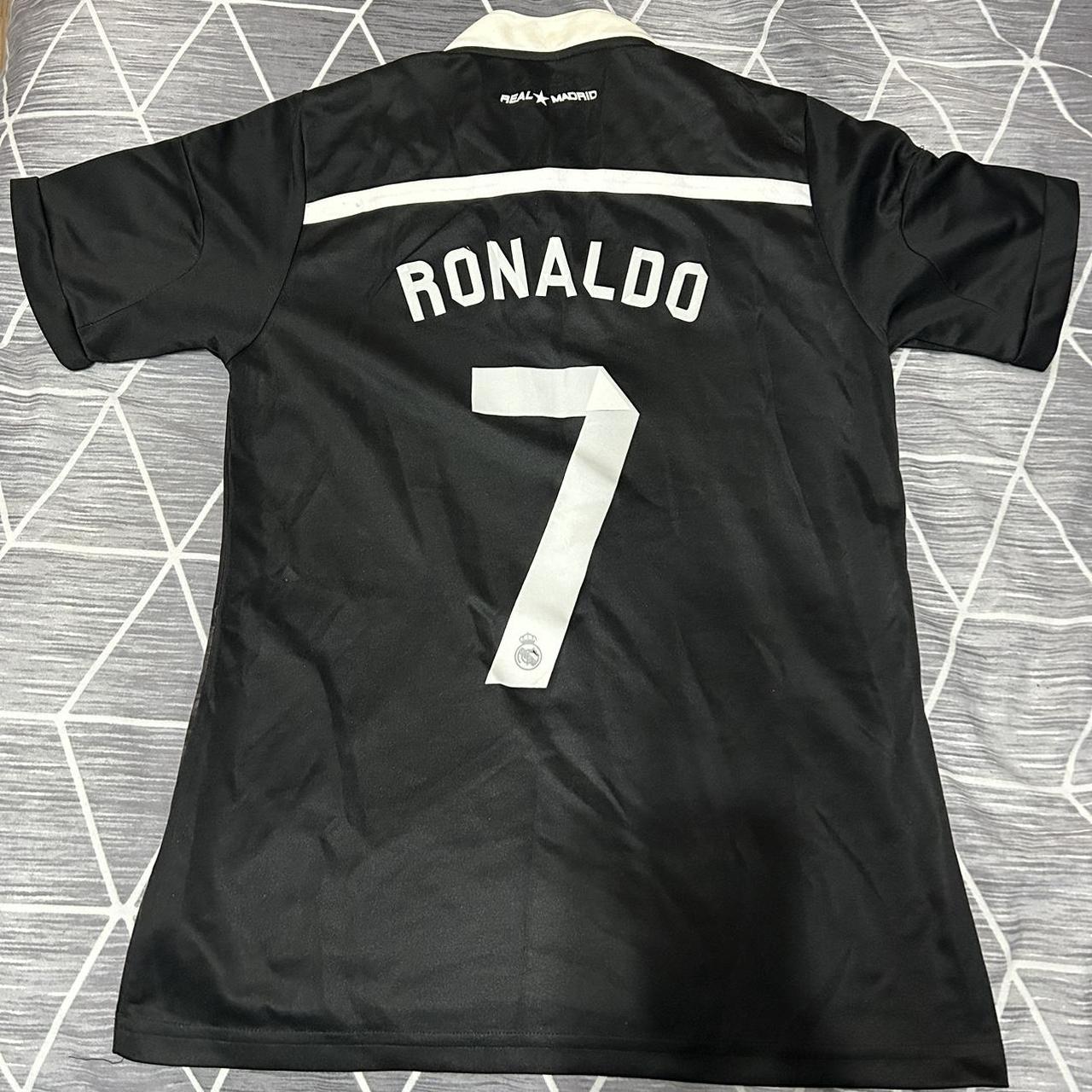 real madrid black jersey ronaldo