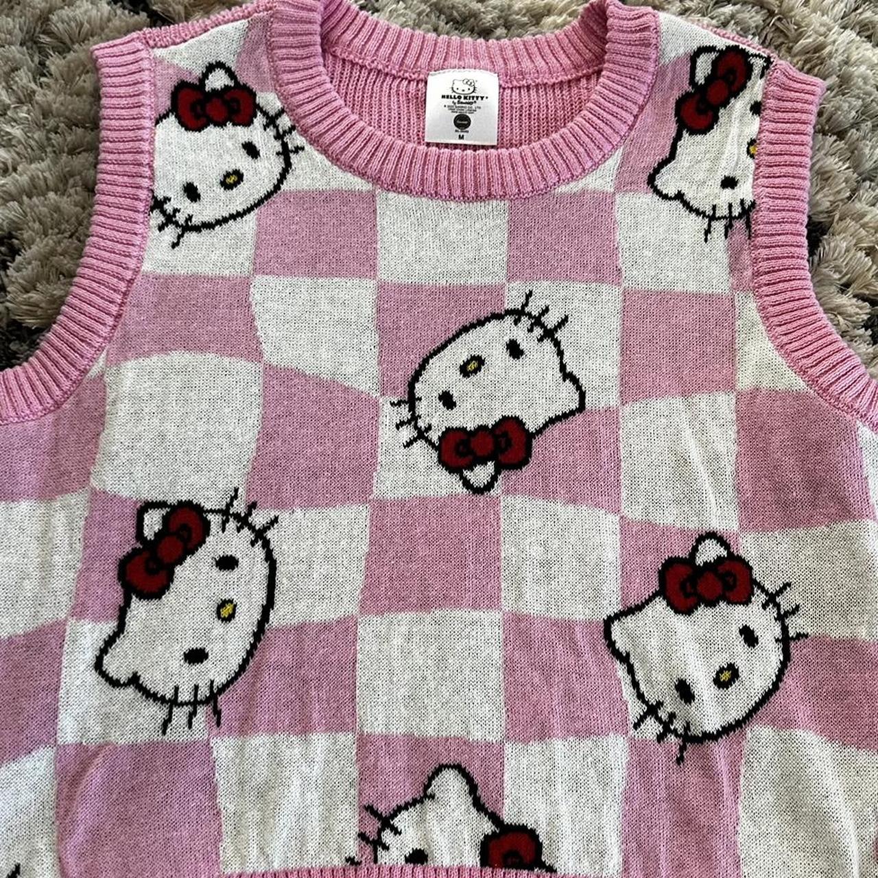 Adorable Hello Kitty sweater vest. In excellent... Depop