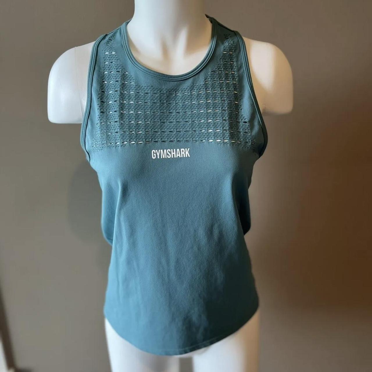 Gymshark Energy Seamless Crop Top - Fauna Teal