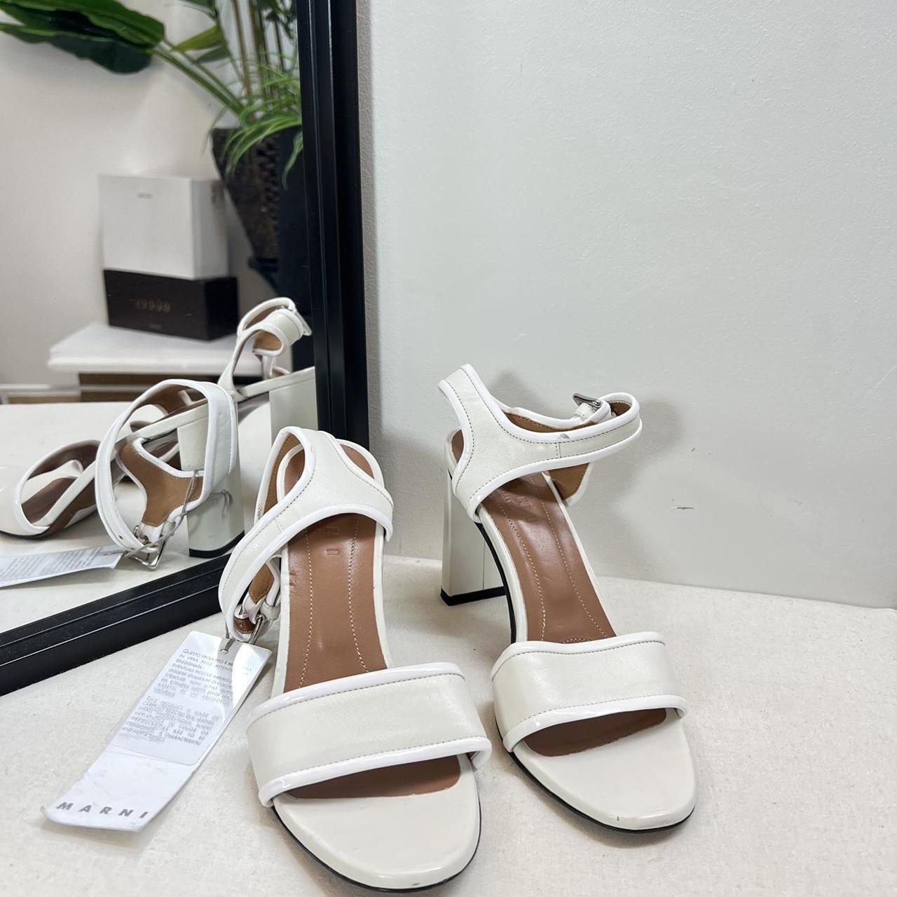 Marni white sandals hot sale