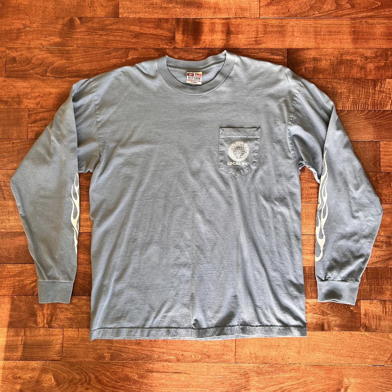 Bayside Fire Department #47 long sleeve tee with... - Depop