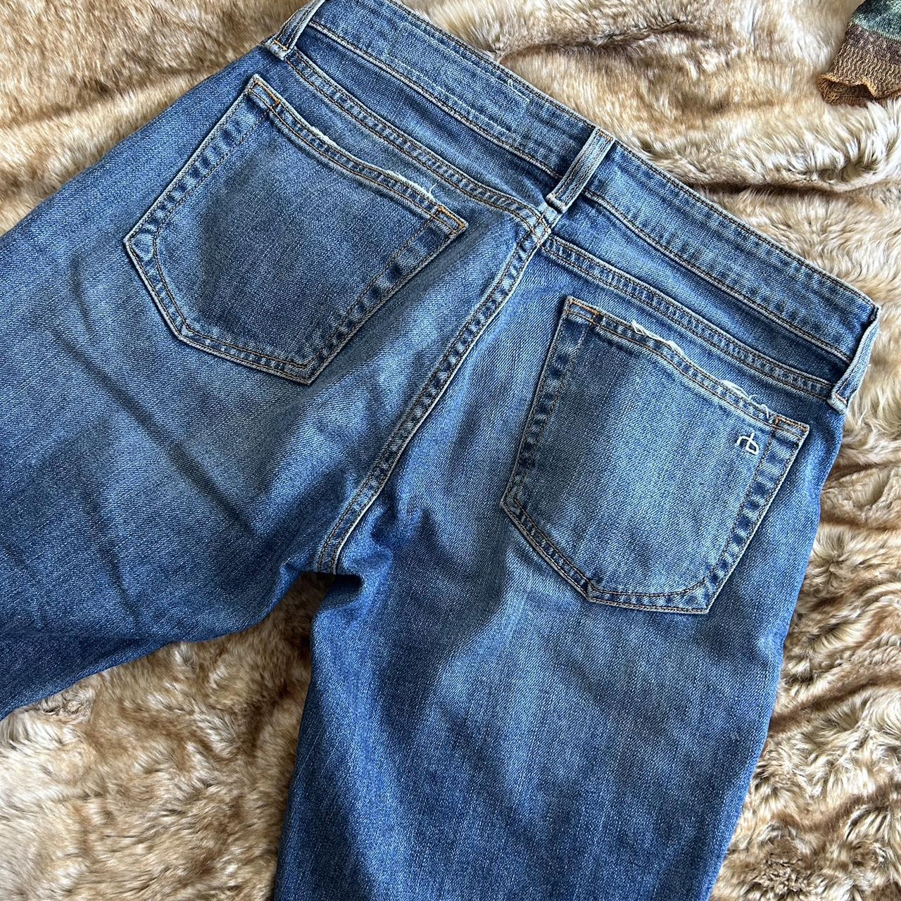 rag and bone dre low rise slim boyfriend jeans.... - Depop