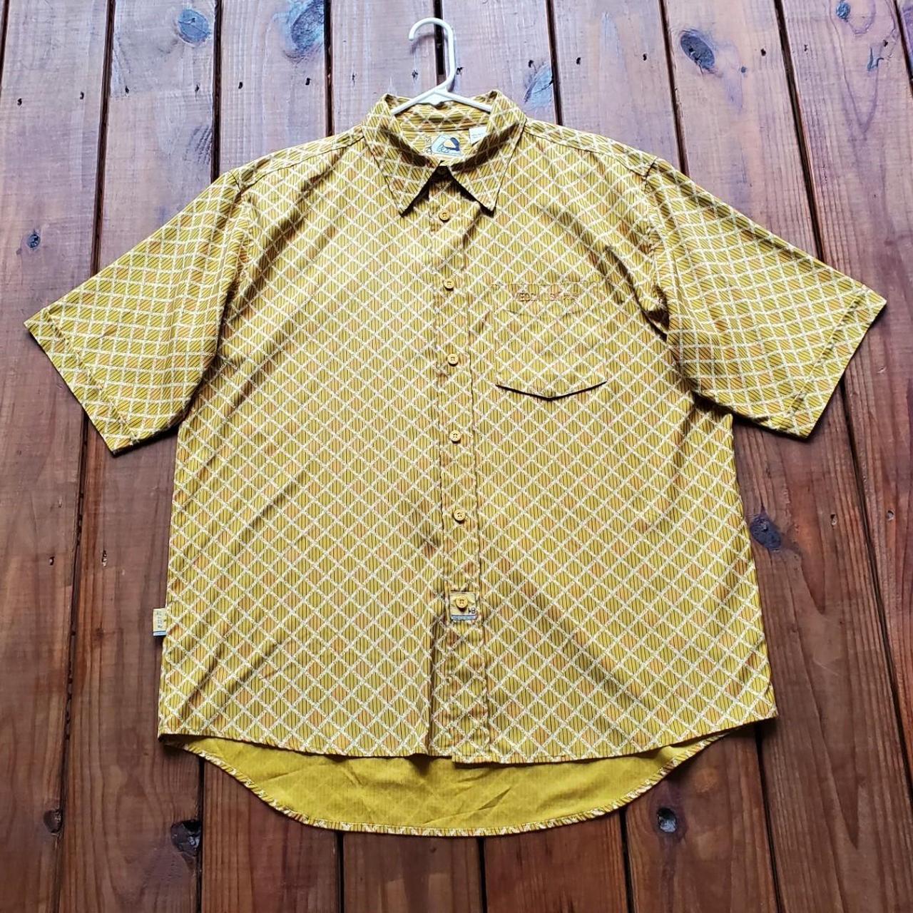 Vintage Men's Shirt - Yellow - L