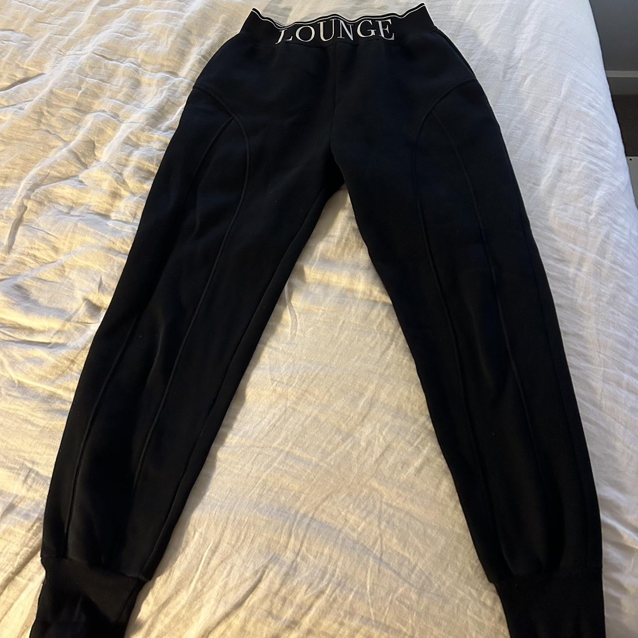 Lounge underwear black tracksuit pants Size M (best... - Depop