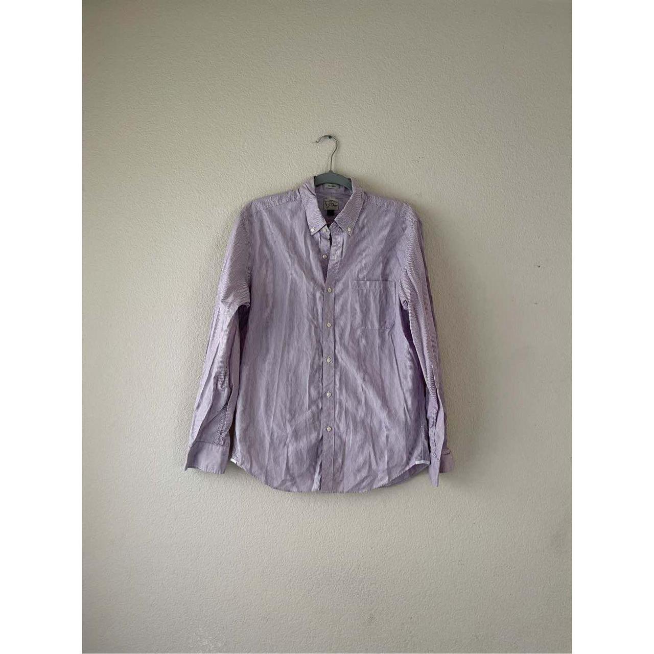 J crew mens purple shirt button down size medium... Depop