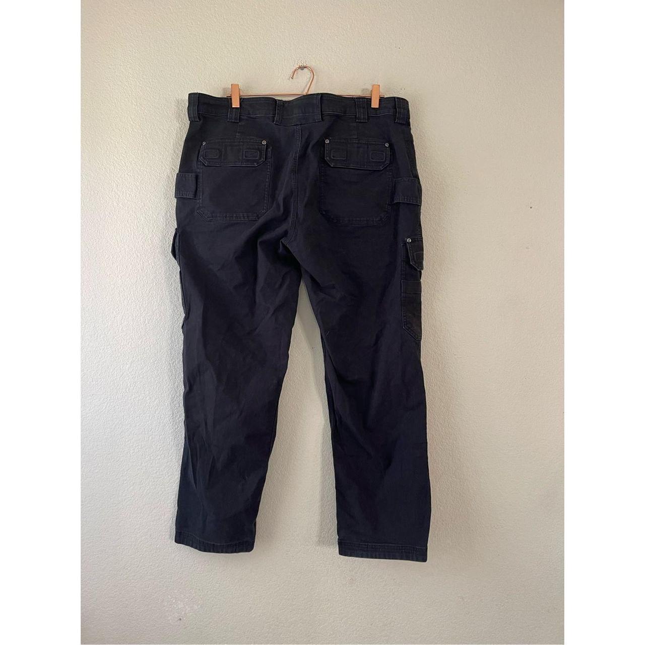 Duluth Trading Womens Cargo Pants sz 12 x 29 Brown (32 X 27.5)