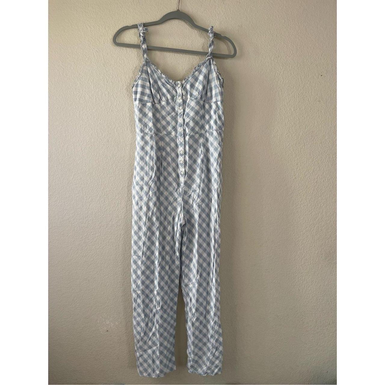 Urban outfitters cheap gingham jumpsuit