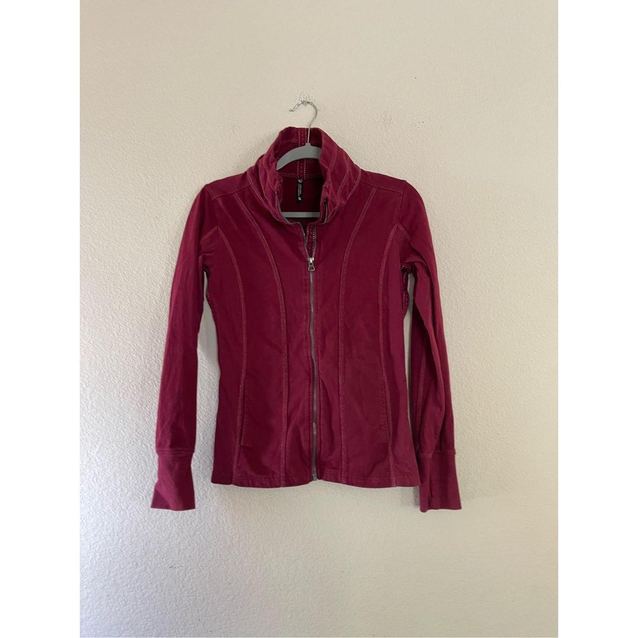 Kuhl Women's Kember Full Zip Jacket Red Organic Cotton size small