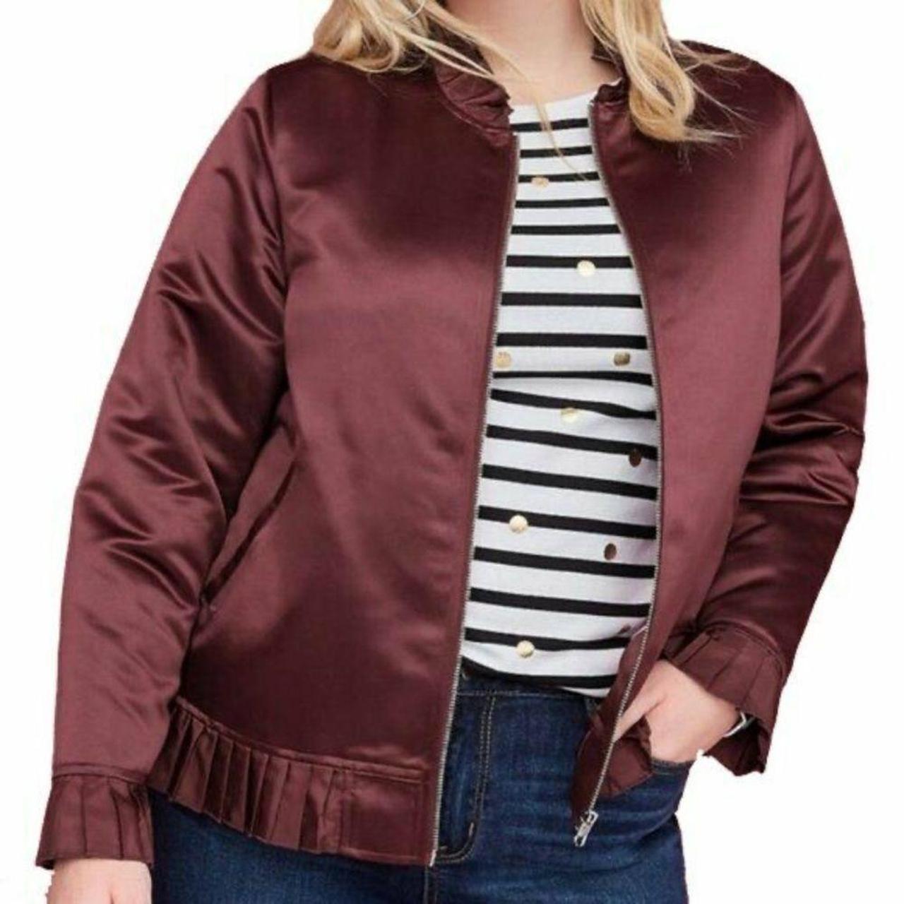 Lane bryant bomber top jacket