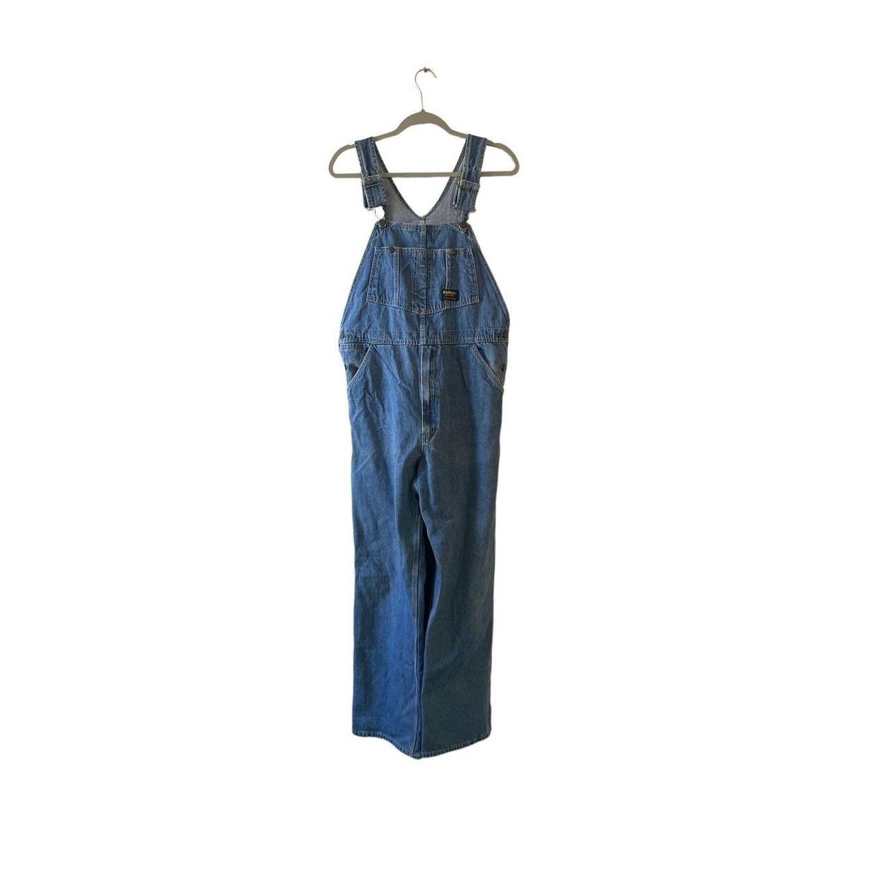 Vintage OshKosh B’Gosh outlet blue jean dress overalls