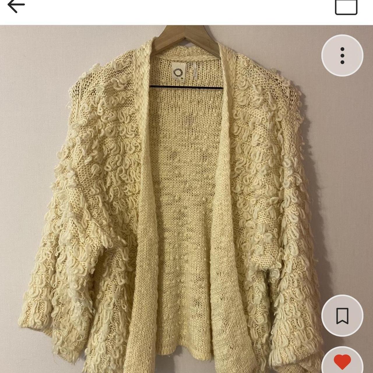 Looped cardigan hot sale