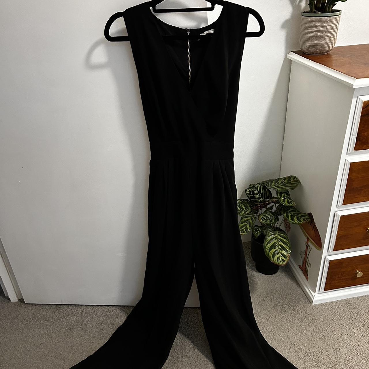 Black jumpsuit #jumpsuit #pantsuit #wedding #formal - Depop