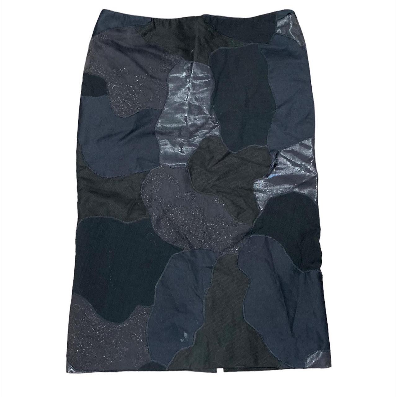 Alexander McQueen Women's Black and Grey Skirt | Depop