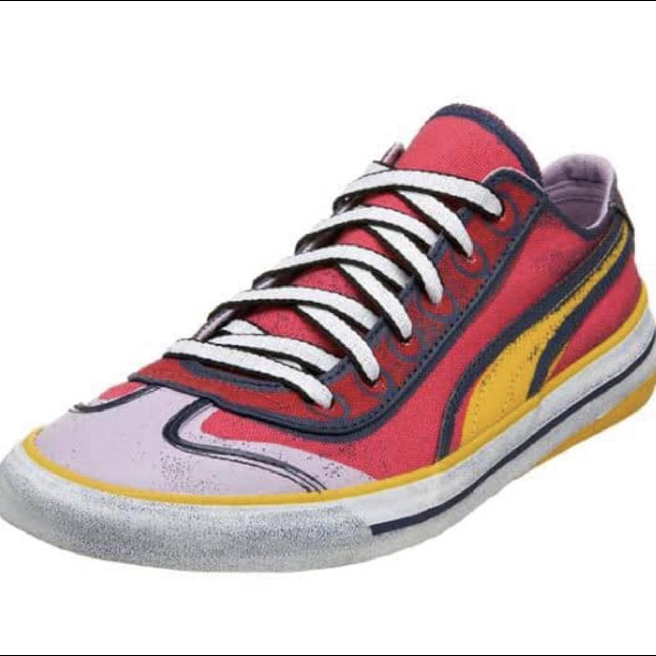 Puma comic cartoon style sneakers Awesome style