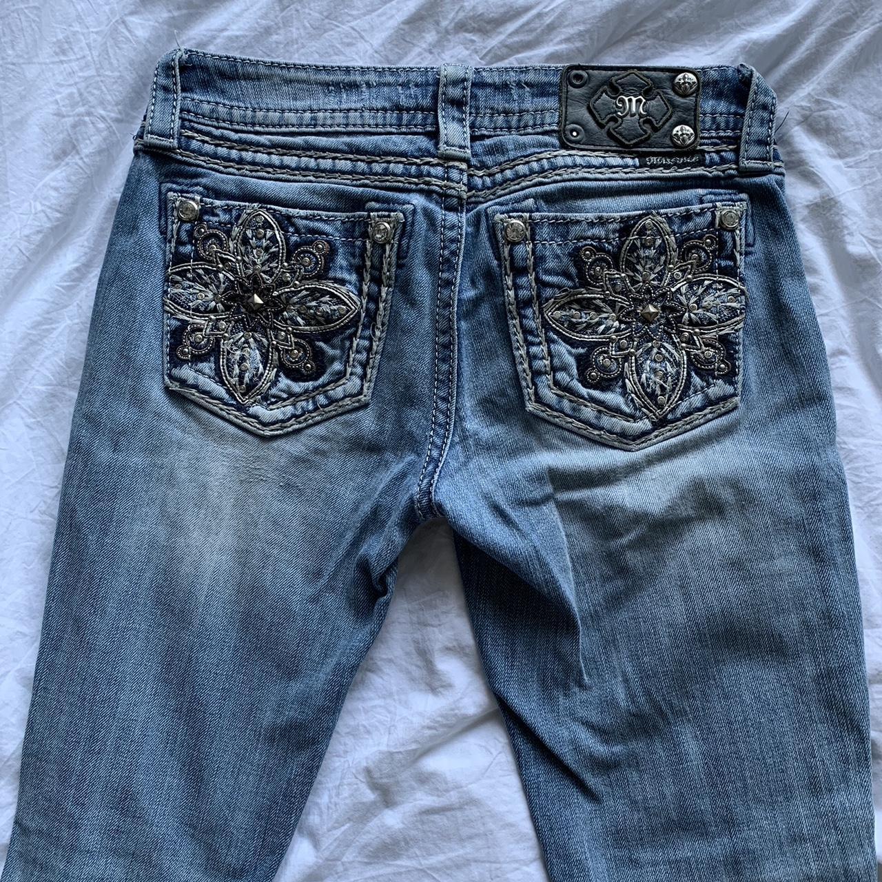 Miss Me Women's Blue Jeans | Depop