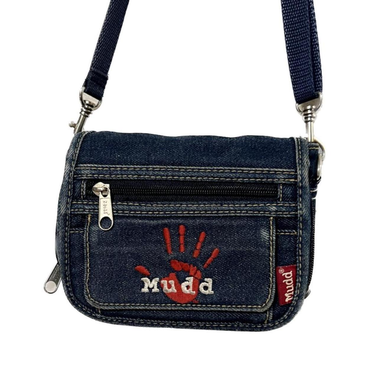 Mudd Clothing Women's Navy and Red Bag