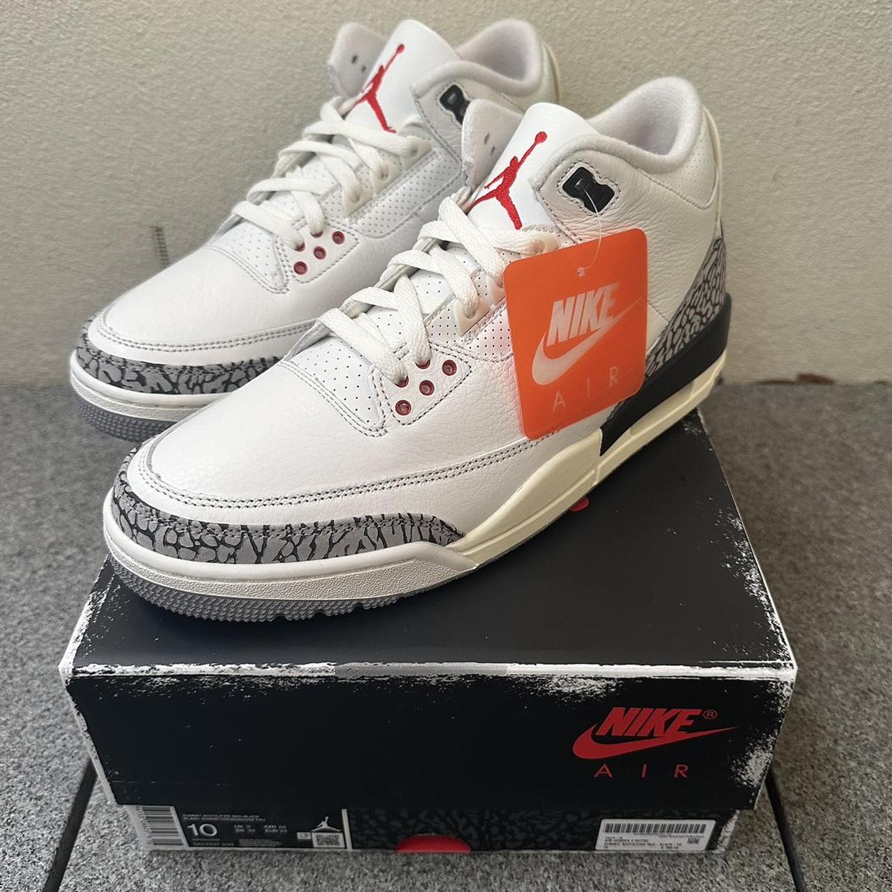 new white and gray jordans