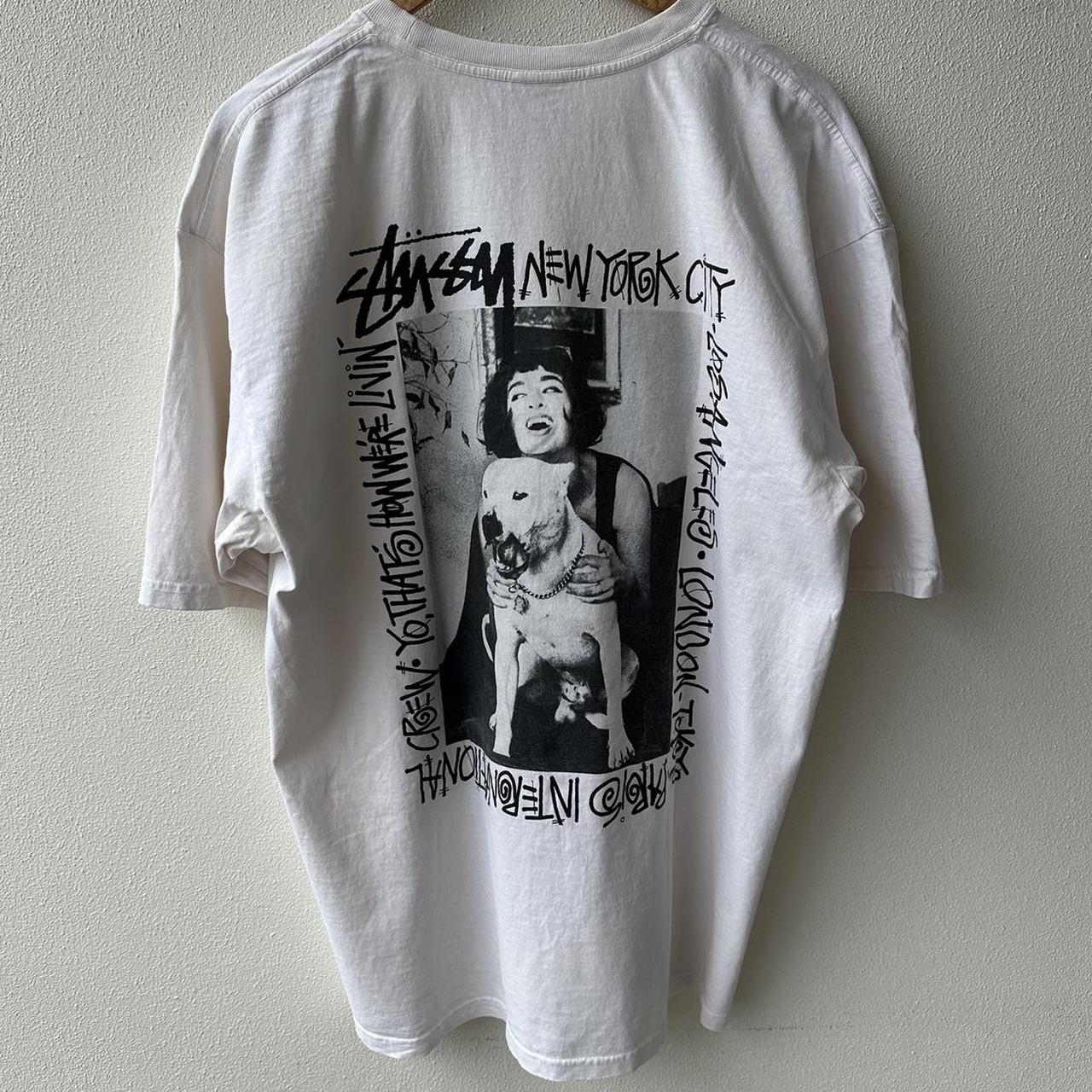 Stussy How We Livin’ Tee Size - XL Barely worn... - Depop