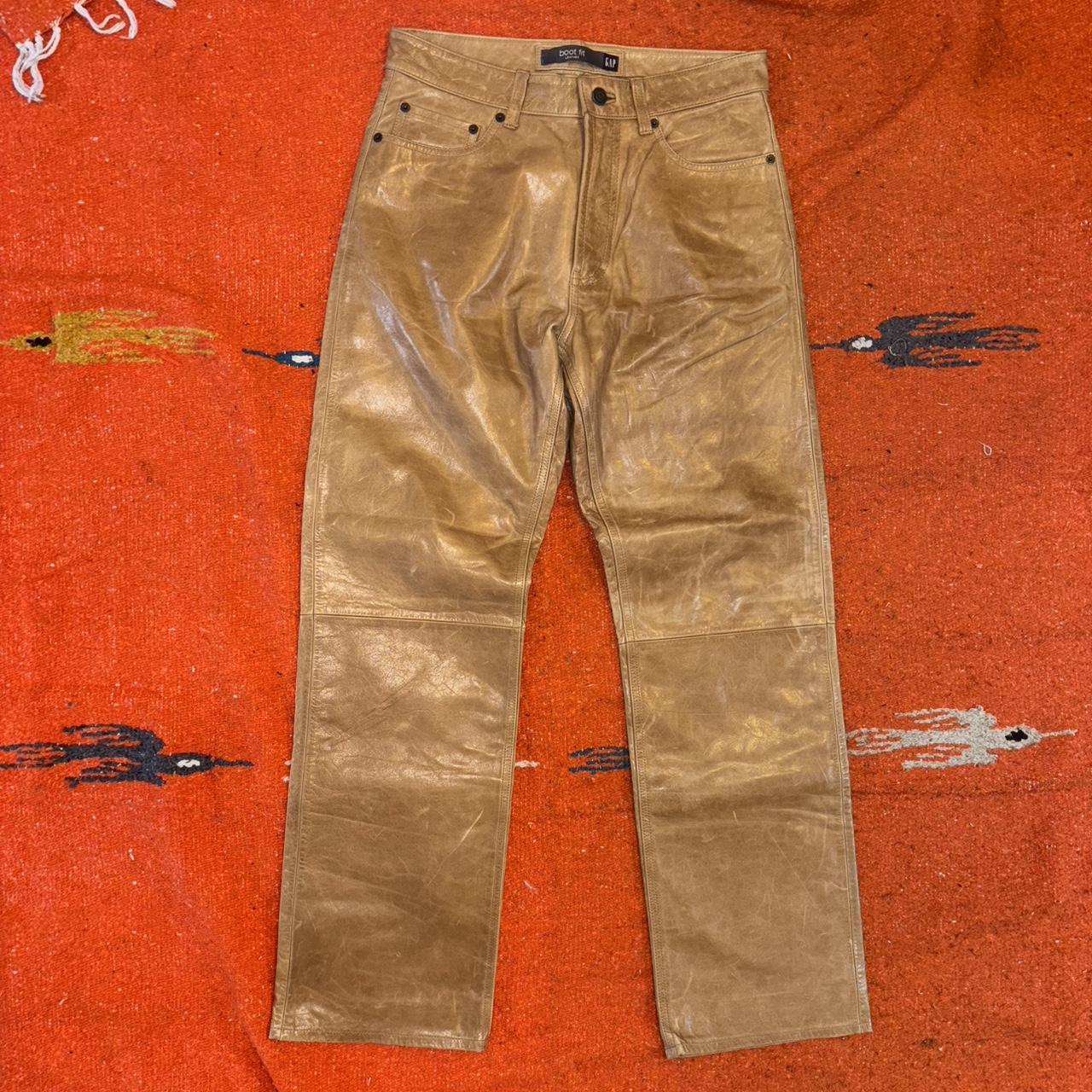 Gap leather pants mens on sale