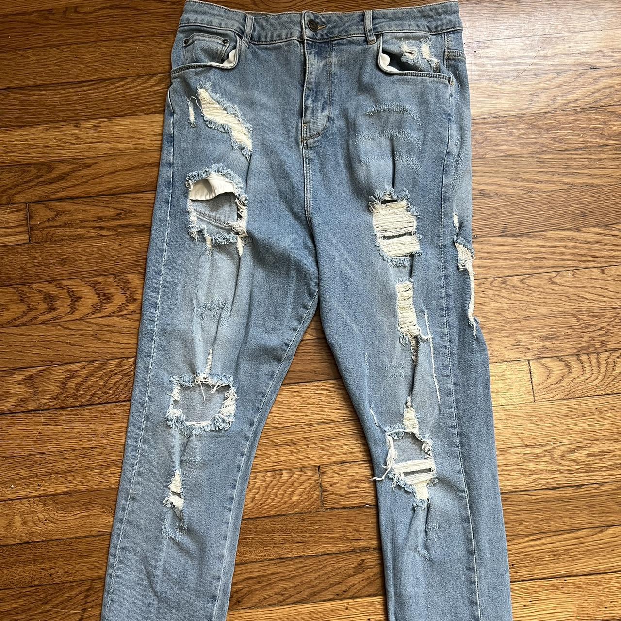 Drop crotch men’s jeans. Size 31w x 30L - Depop