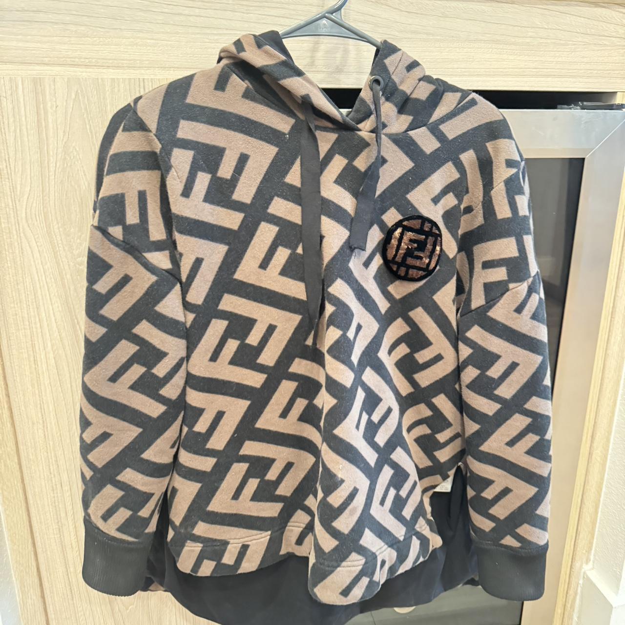 Authentic Fendi HOODED SWEATSHIRT WITH LOGO. See the... - Depop