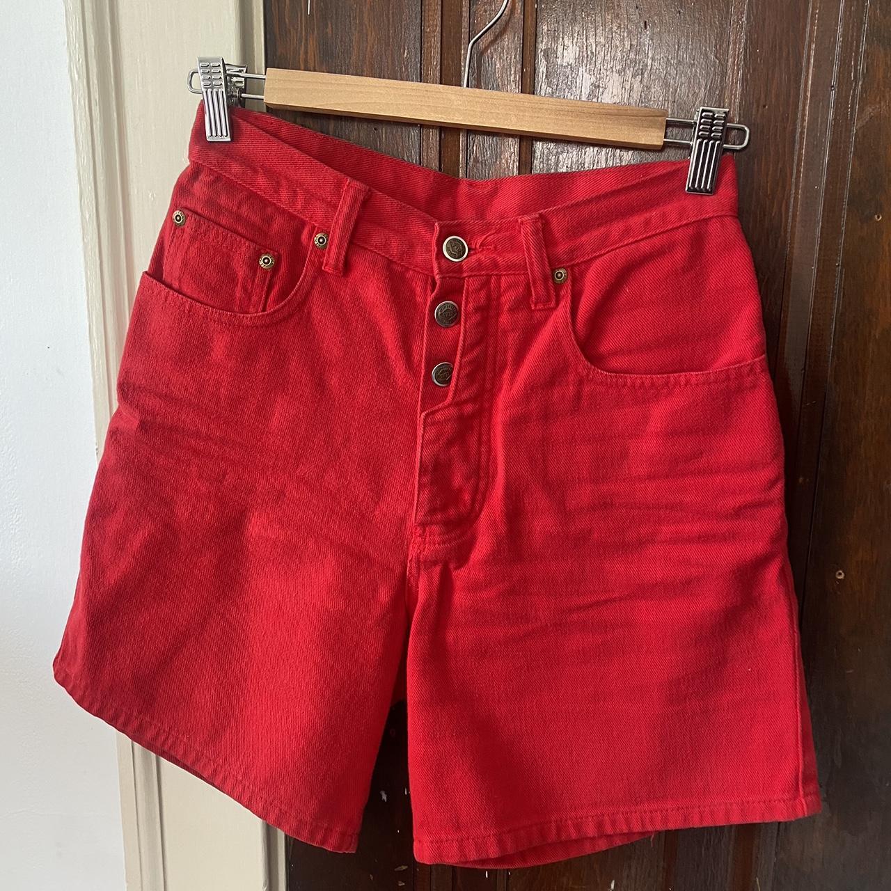 Zena Jeans Women's Red Shorts | Depop