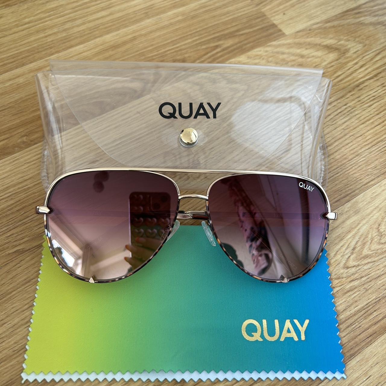 Quay Australia High Key Colour Tortoiseshell frame... Depop