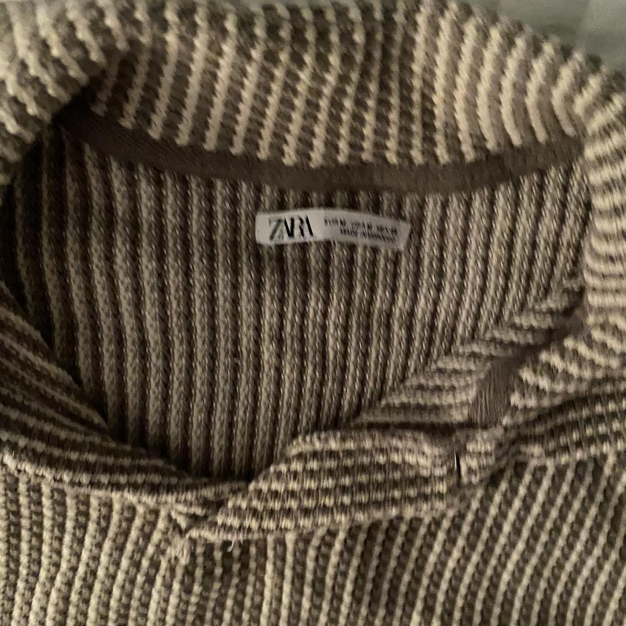 Moroccan style knit Zara polo #oldmoney #polo... - Depop