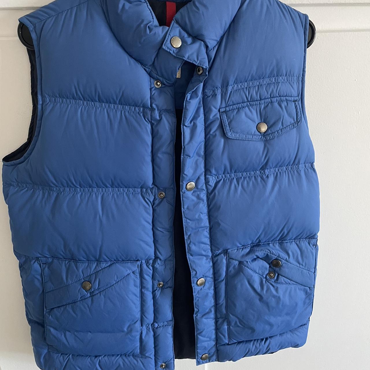 Land’s End Blue Puffer Vest Super Cute Just Don’t... - Depop