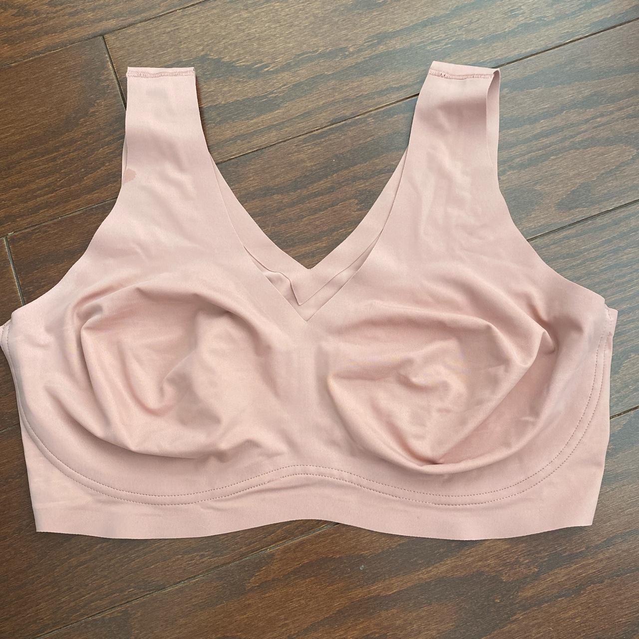 True & company light pink v neck style bra in size - Depop