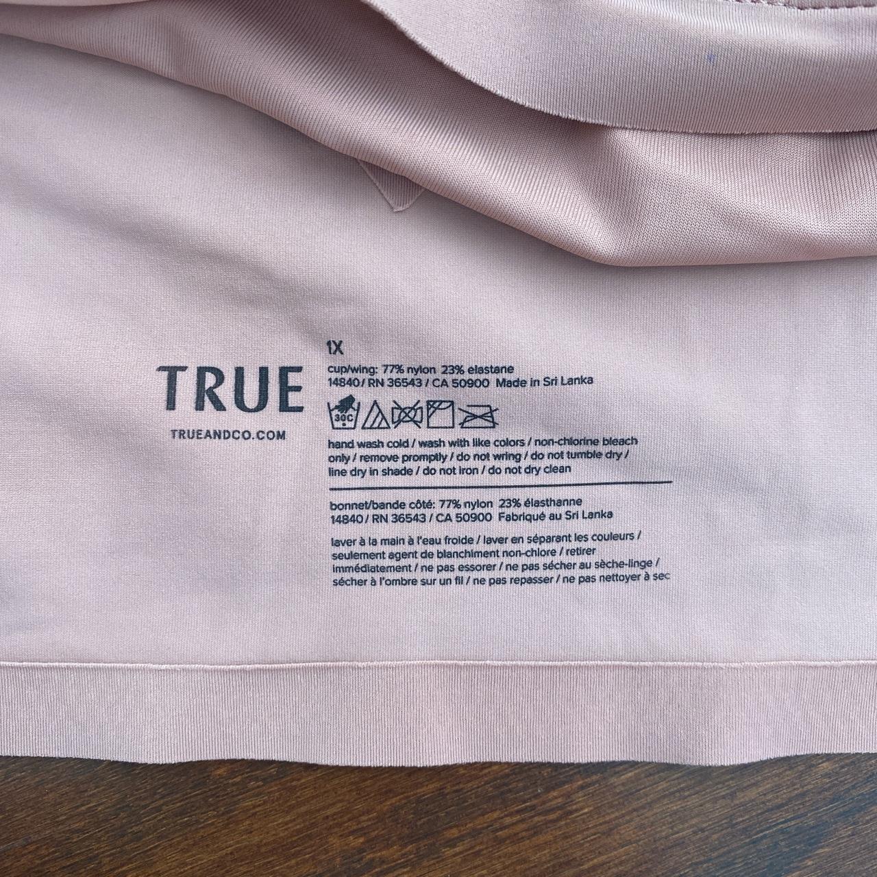 True & company light pink v neck style bra in size - Depop