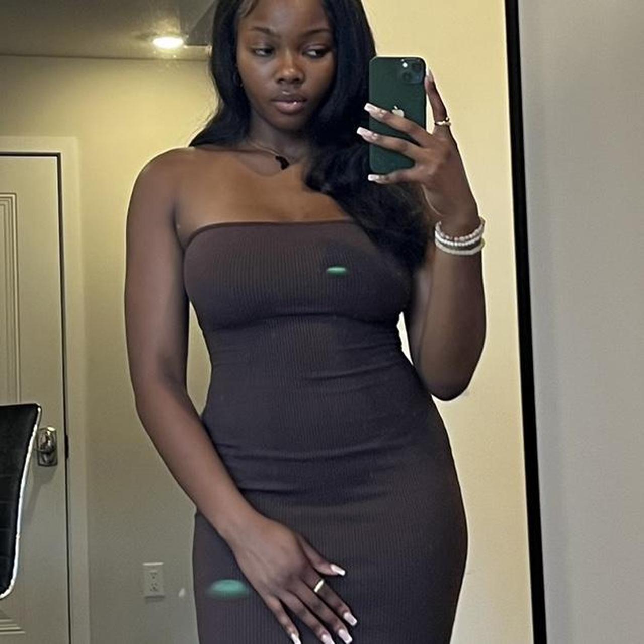 Fashion nova strapless dress best sale