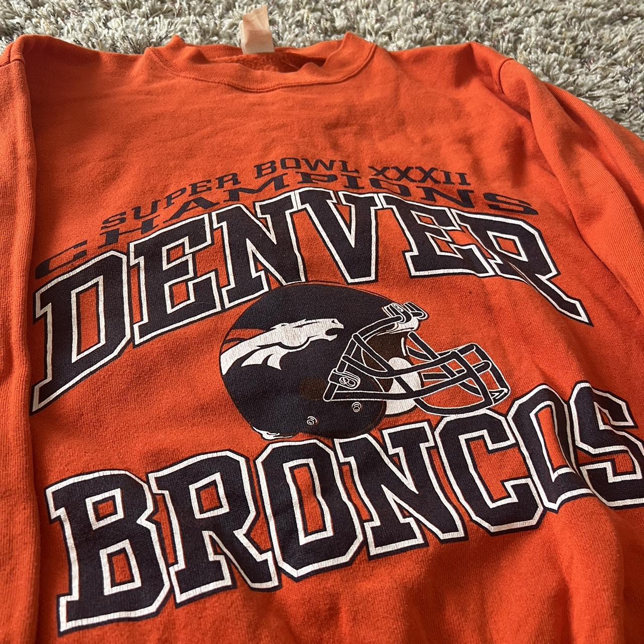 DRISCOLL  Vintage DENVER BRONCOS Patchwork Cardigan - Depop