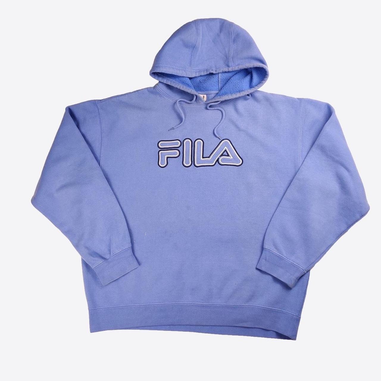 VINTAGE FILA SPELLOUT HOODIE Vintage Fila spellout Depop