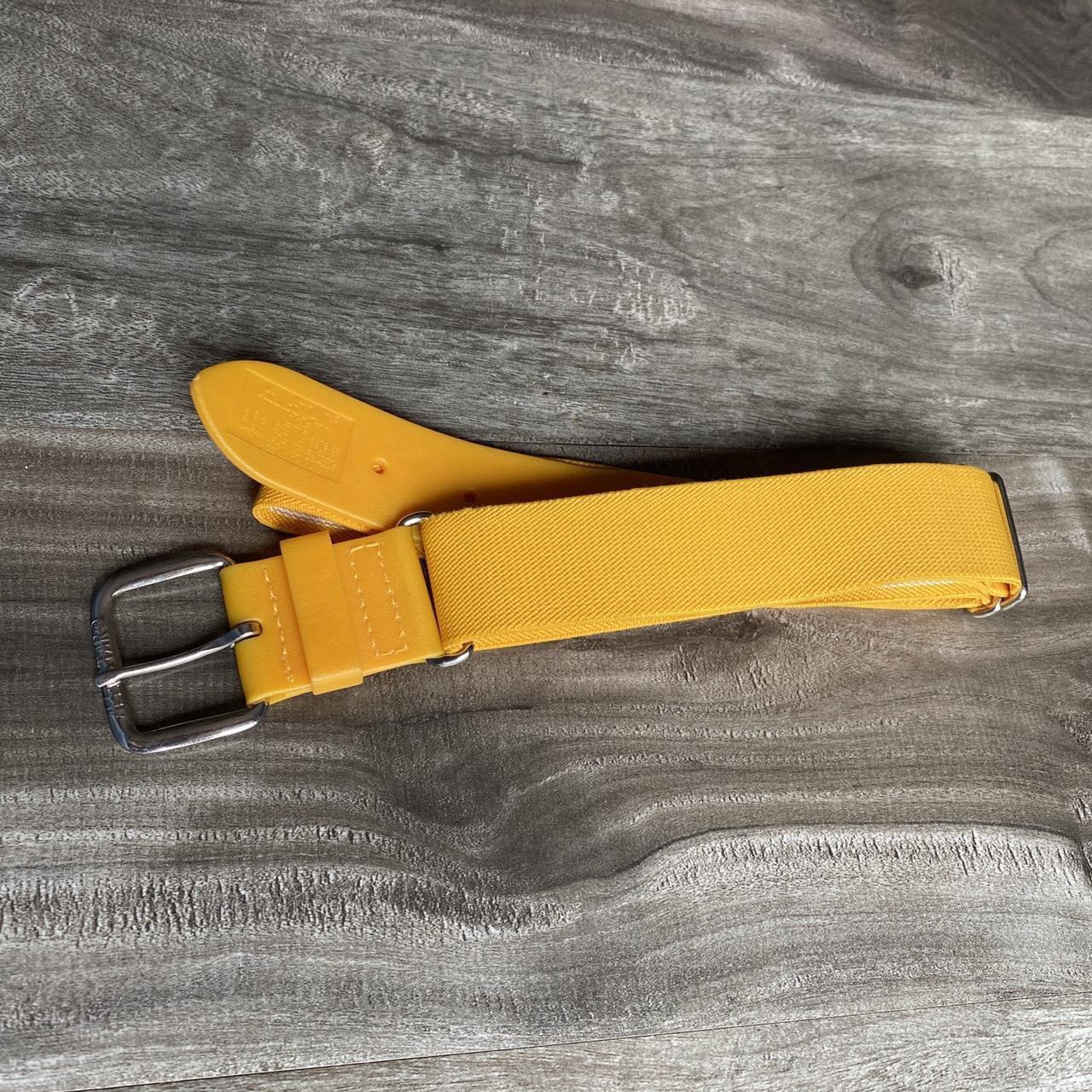 Mustard yellow outlet belt