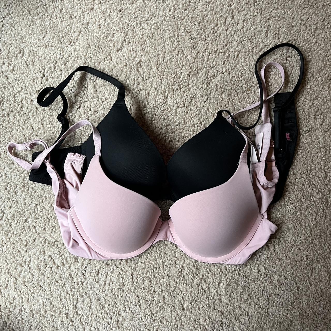 32B Pink Everyday Push Up Bra Bundle Comes with - Depop
