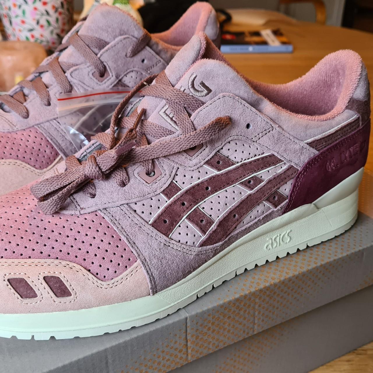 Asics gel lyte top iii burgundy tan