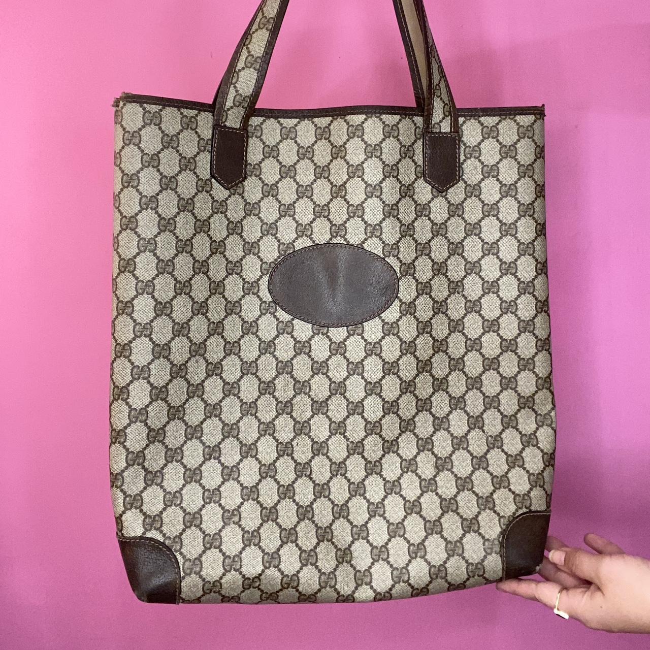 Vintage gucci hotsell shopper tote