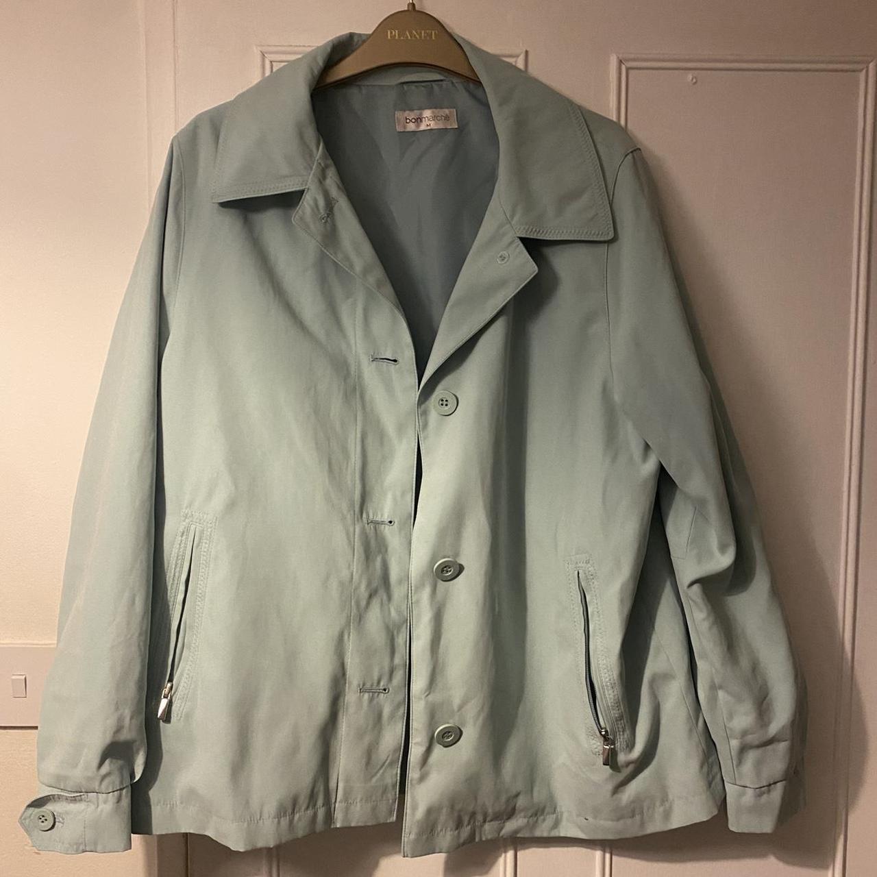 The cutest light blue vintage Bonmarche jacket, such... - Depop