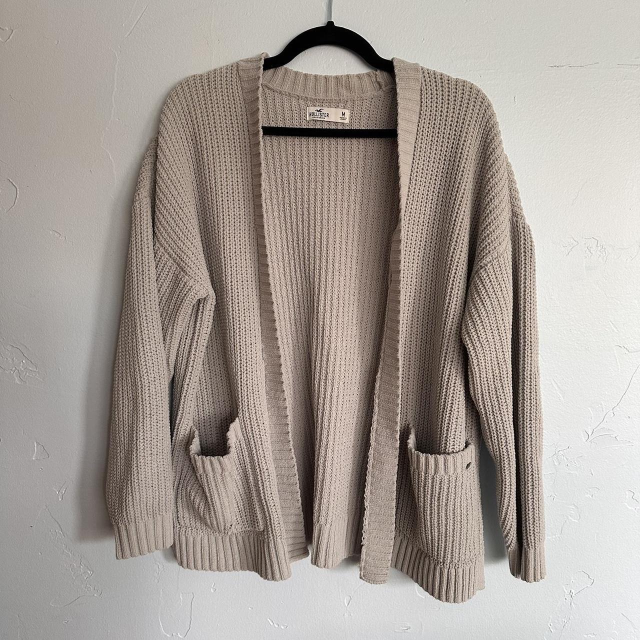 Light Grey Abercrombie Cardigan cozy grey cardigan... Depop