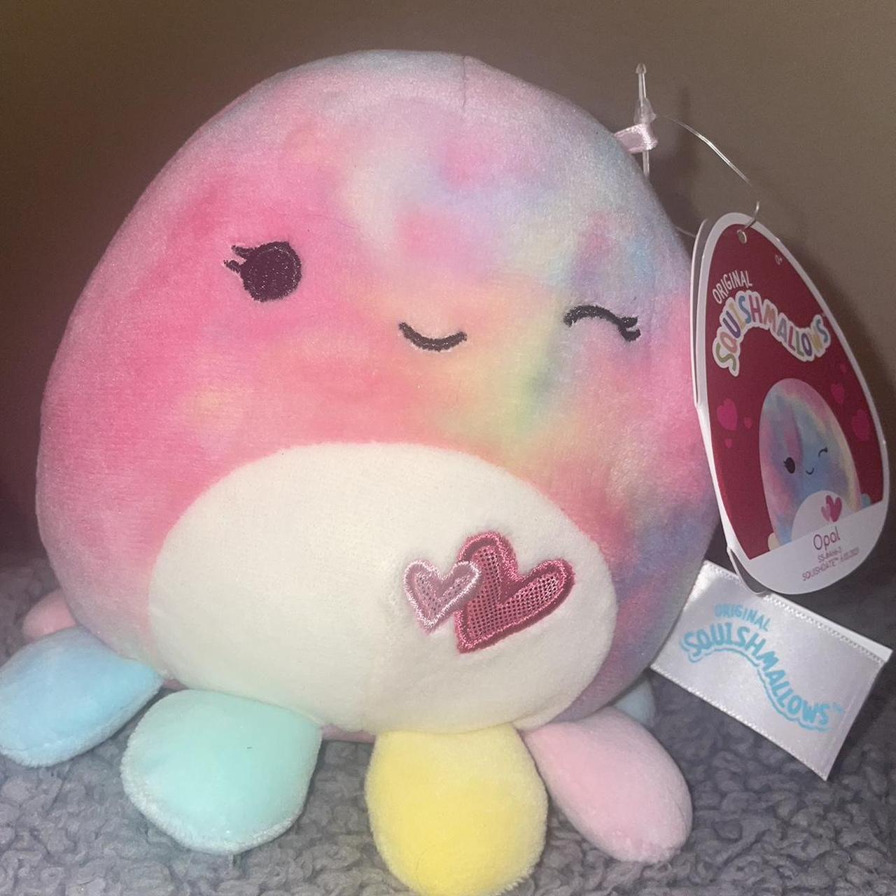 5” Squishmallow Opal the Octopus Valentines US... - Depop