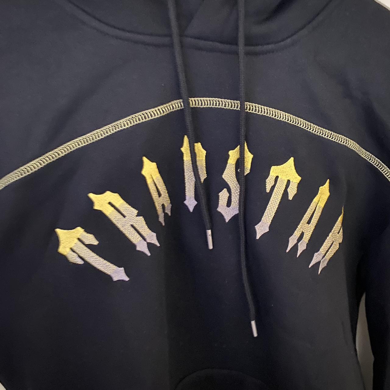 Trapstar X Central Cee Tracksuit Black Yellow Depop