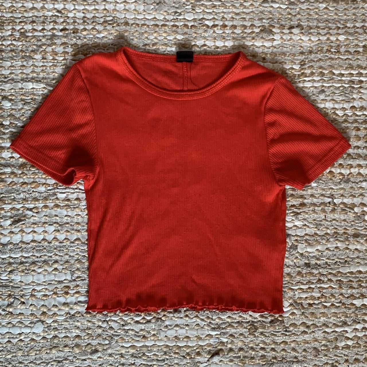 Urban Outfitters Women's Red T-shirt | Depop