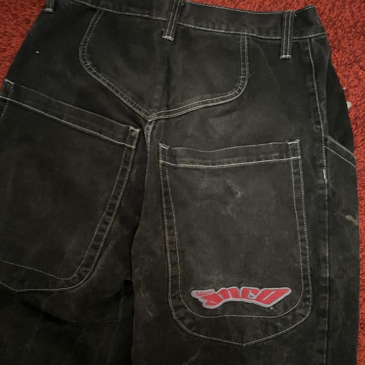 lowdown jncos black af baggy af love them but bit... - Depop