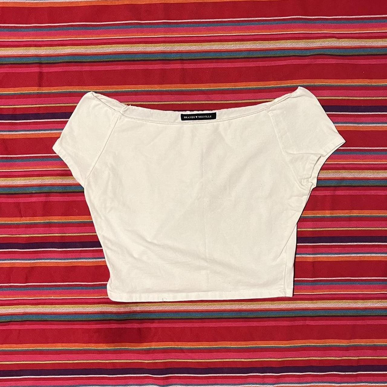 CHEAP BRANDY!!! brandy melville white off the... Depop